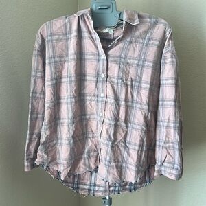 Pink Flannel Small Lucky Brand